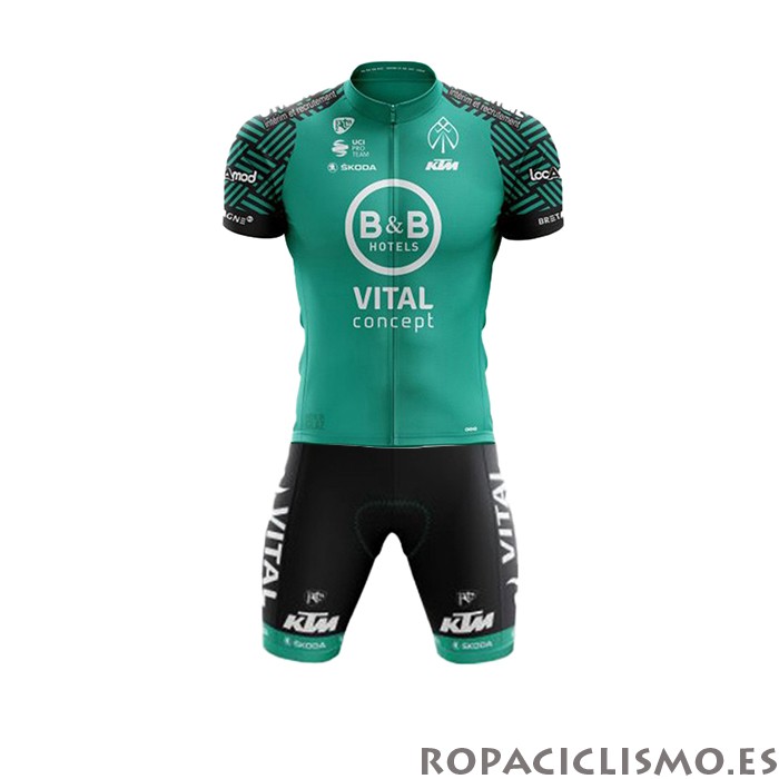 2020 Maillot Vital Concept-BB Hotels Tirantes Mangas Cortas Blanco Verde(1)